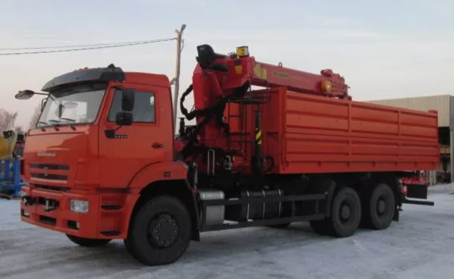 Самосвал камаз 65115  с КМУ Инман ИТ-200